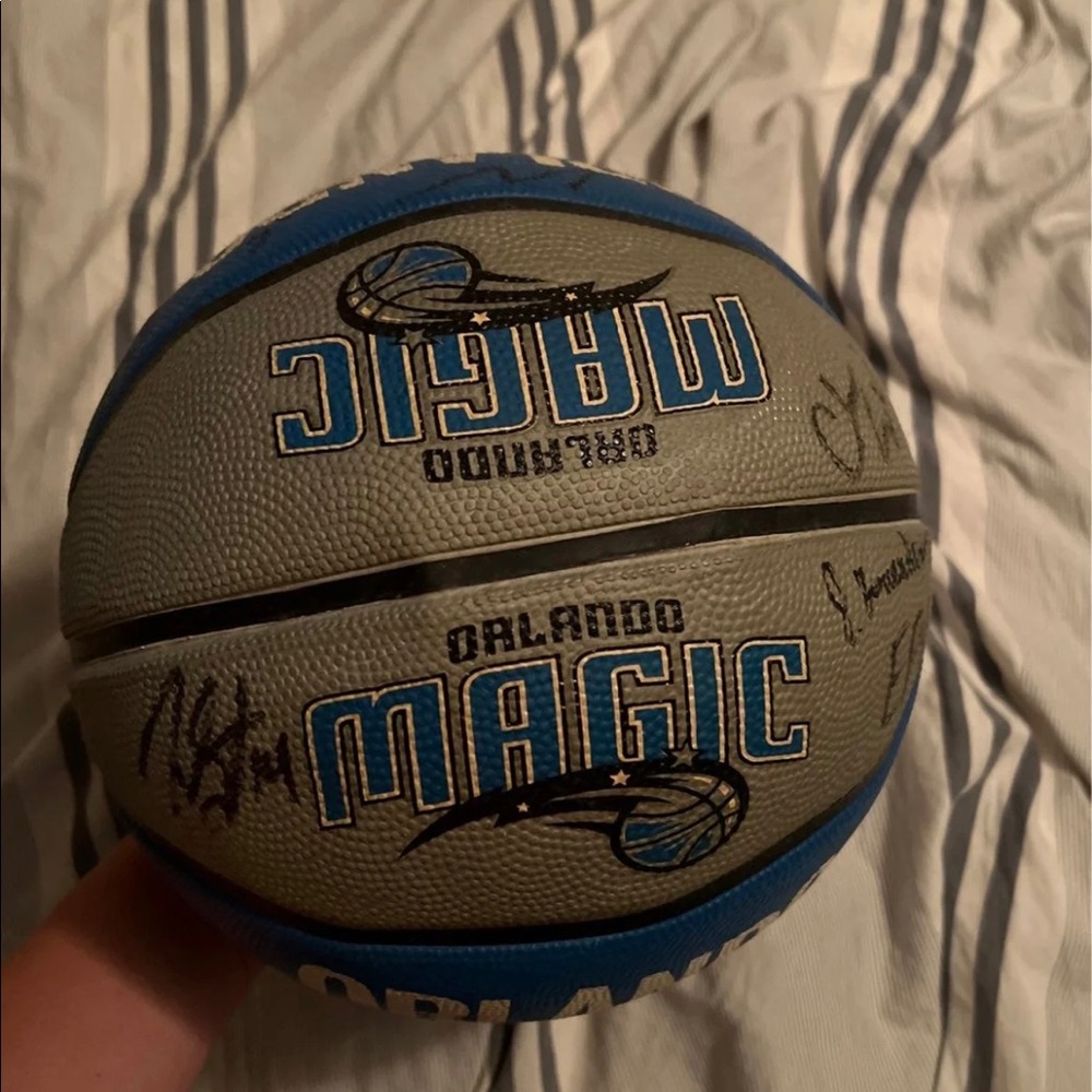 Signed magic basketball